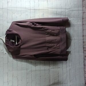 Marika Purple Soft Athletic Yoga Big Pocket  Hoodie Jacket S